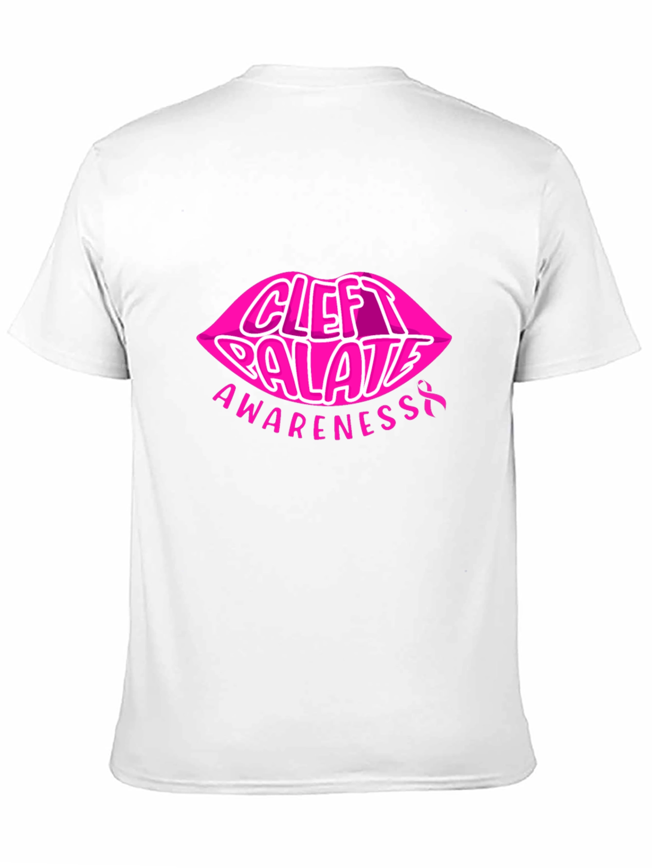 Cleft Palate Awareness Tee - Pink Lips Design