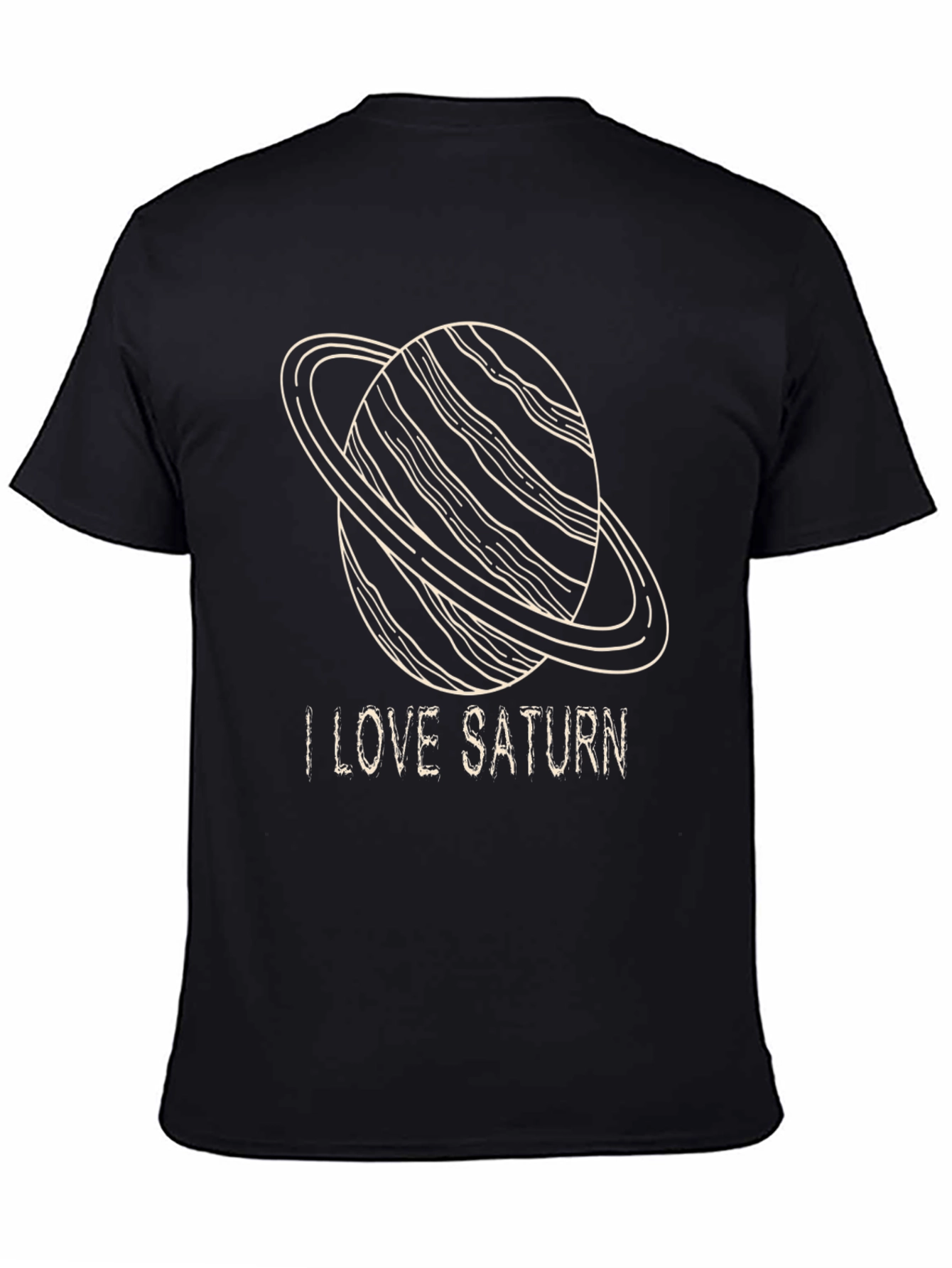 I Love Saturn T-Shirt - Space Planet Design