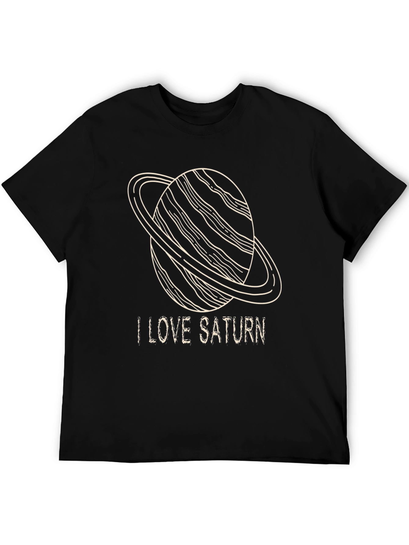 I Love Saturn T-Shirt - Space Planet Design