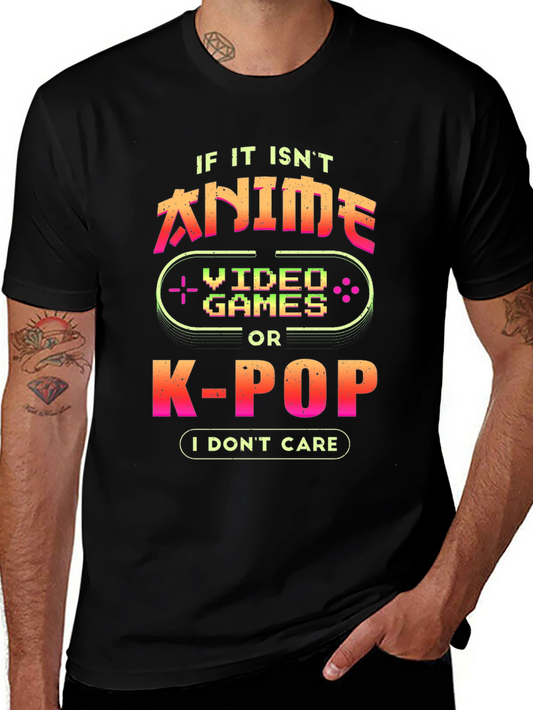 Anime Video Games K-Pop T-Shirt - Gamer Geek Tee