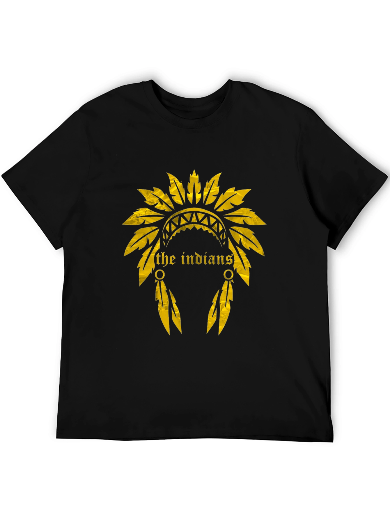 The Indians Graphic Tee - Black Crew Neck