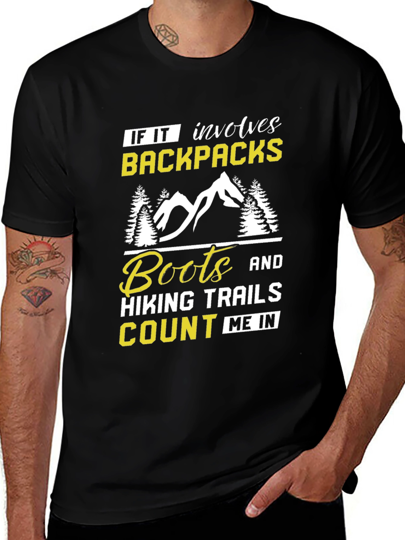Backpacks Boots Hiking Trails T-Shirt