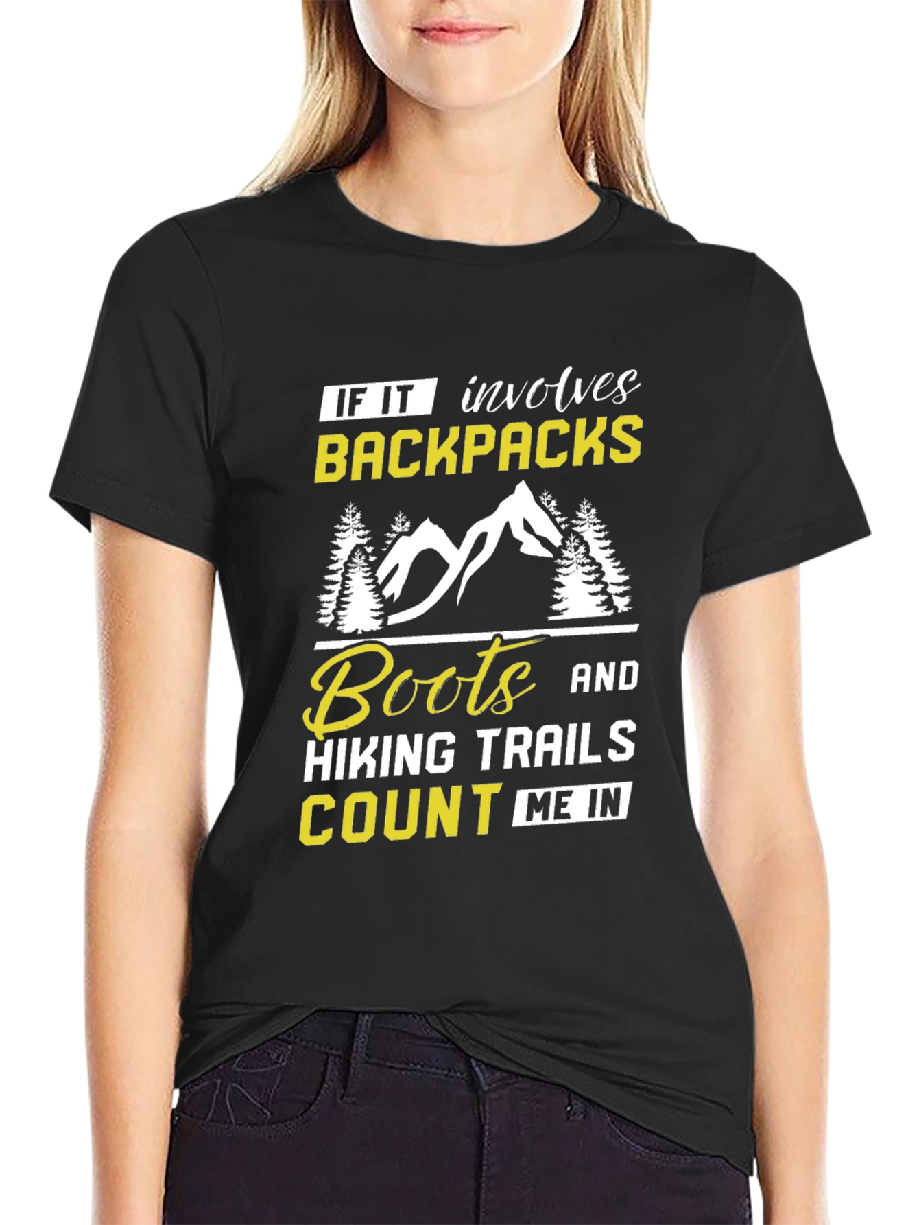 Backpacks Boots Hiking Trails T-Shirt