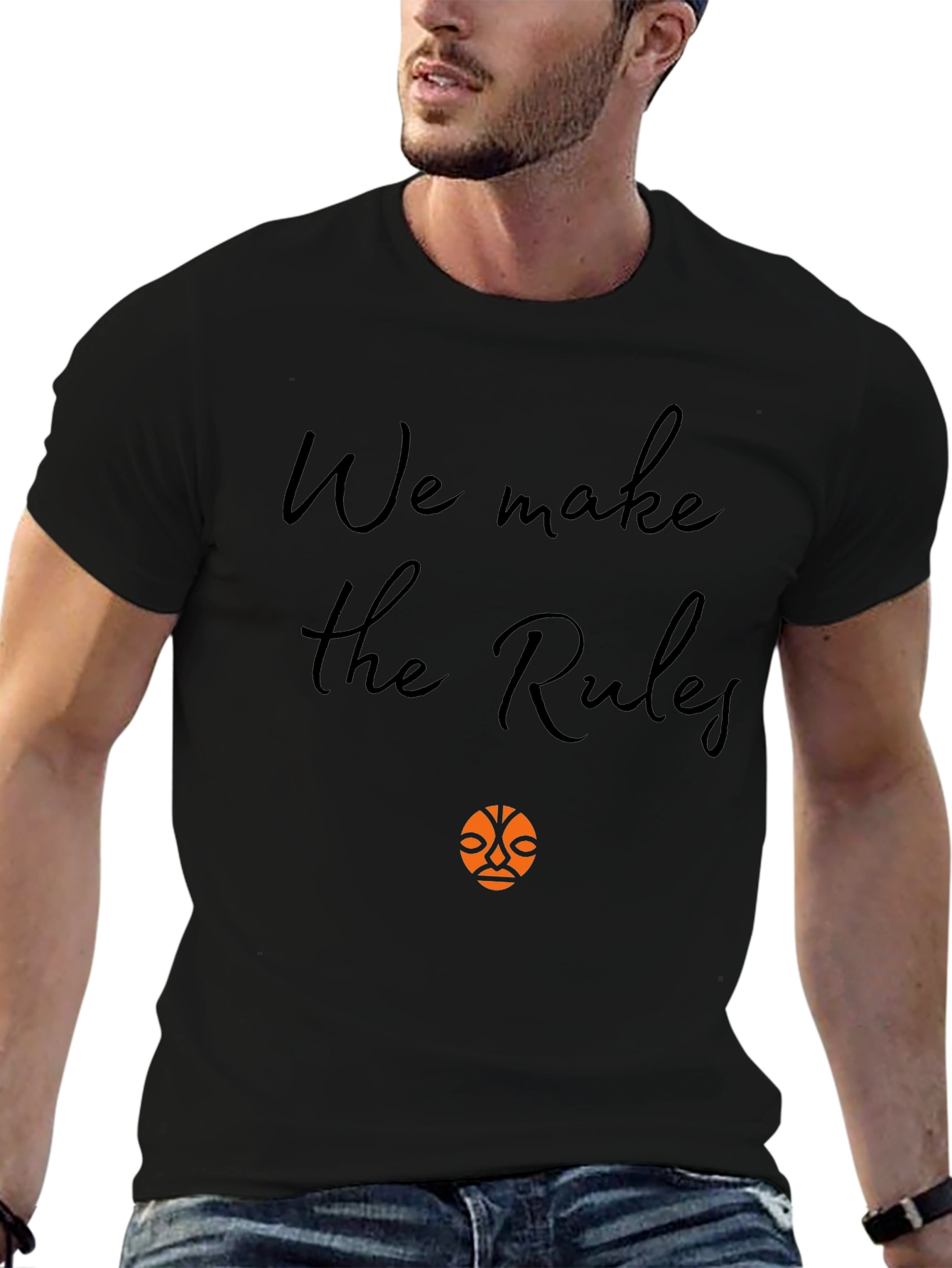 We Make the Rules Black Graphic Tee