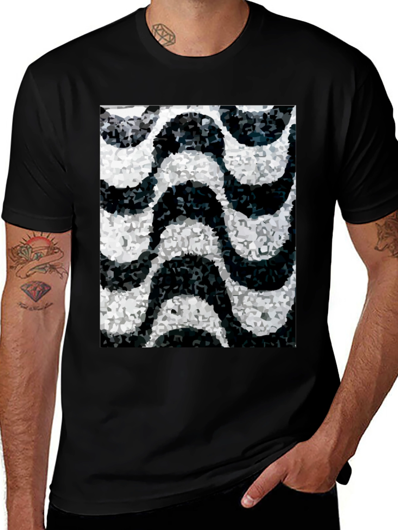 Ipanema Waves T-Shirt - Black