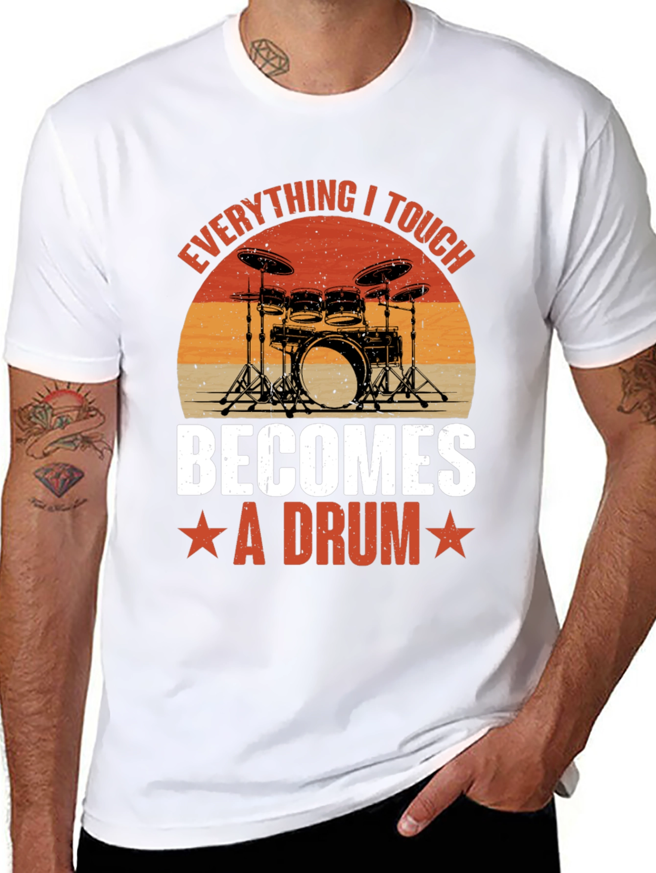 Everything I Touch Becomes A Drum Graphic T-Shirt