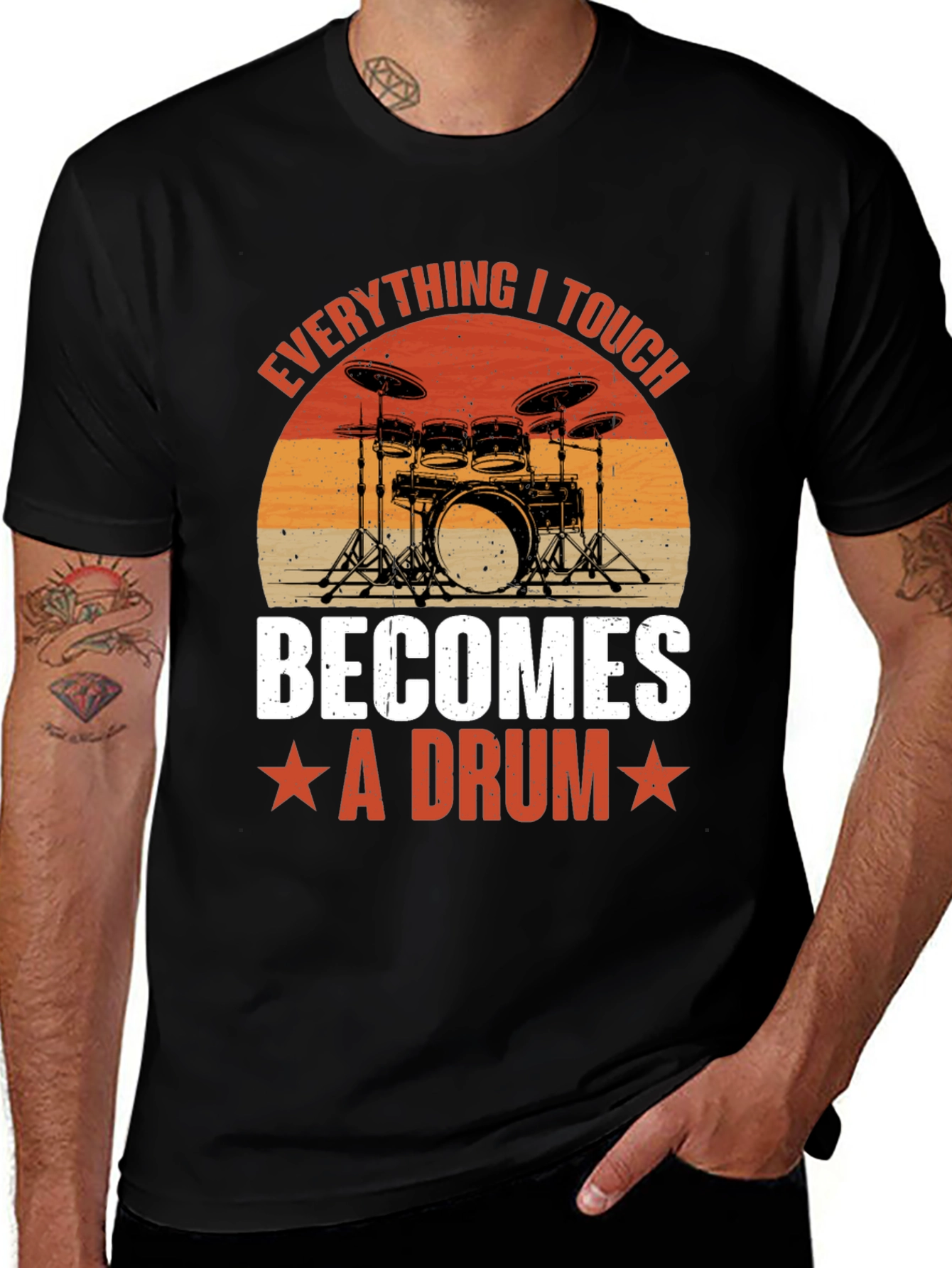 Everything I Touch Becomes A Drum Graphic T-Shirt