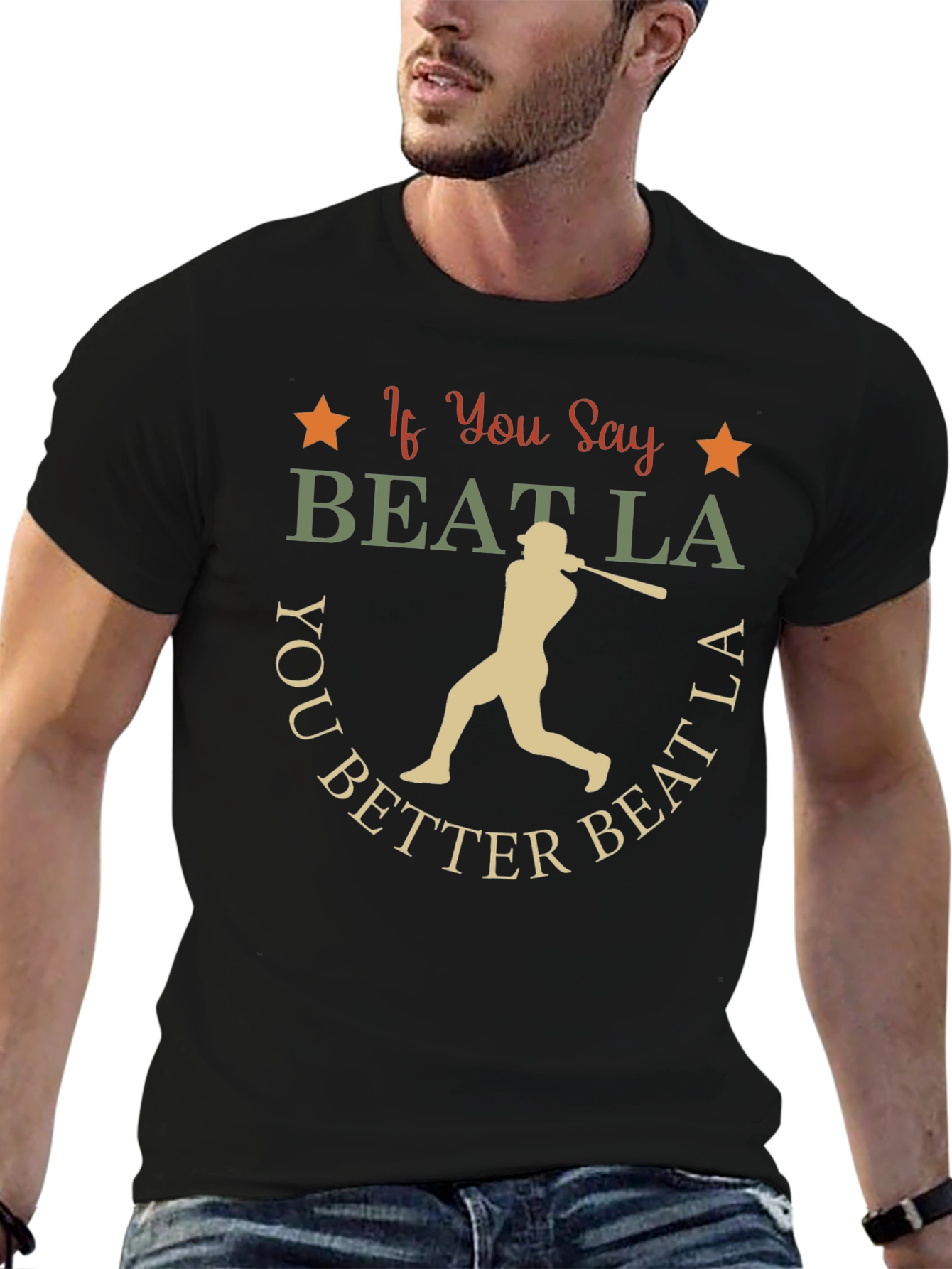 Beat LA Baseball Graphic Tee - Fan Apparel