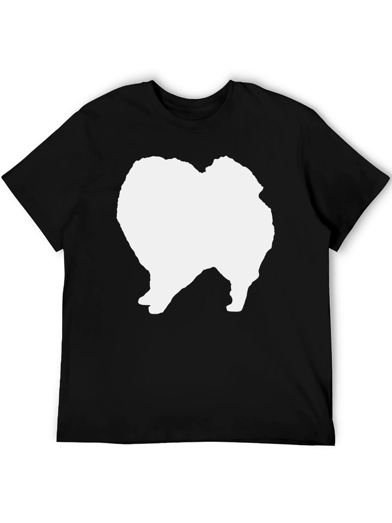 Dog Breed Silhouette Graphic Tee - Black