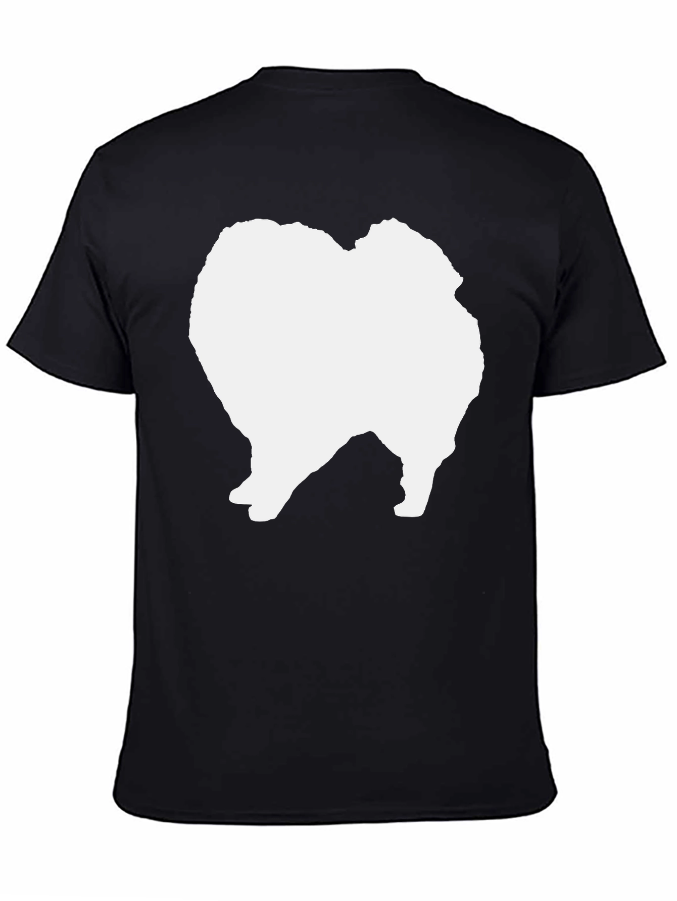 Dog Breed Silhouette Graphic Tee - Black