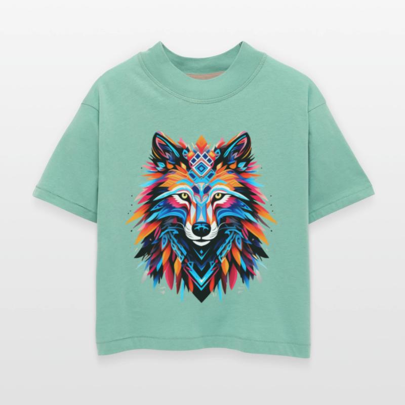 wolf Electric Echoes: Tribal Beasts Awaken in Neon