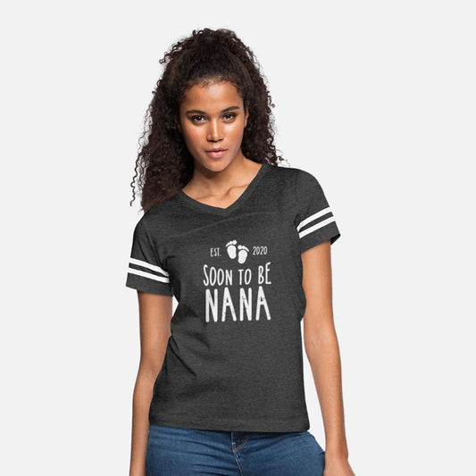 Womens Soon To Be Nana Est 2020 Foot Print Matchin