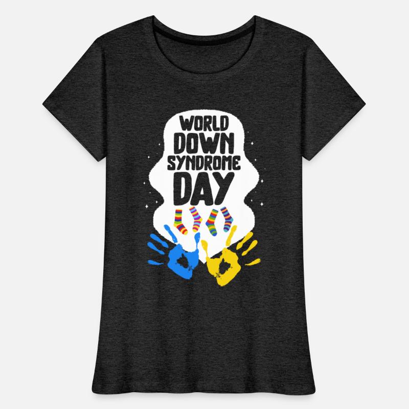 World Down Syndrome Day Shirt, Hands Socks Down