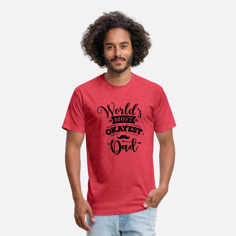 World s most okayest dad T-shirt Design