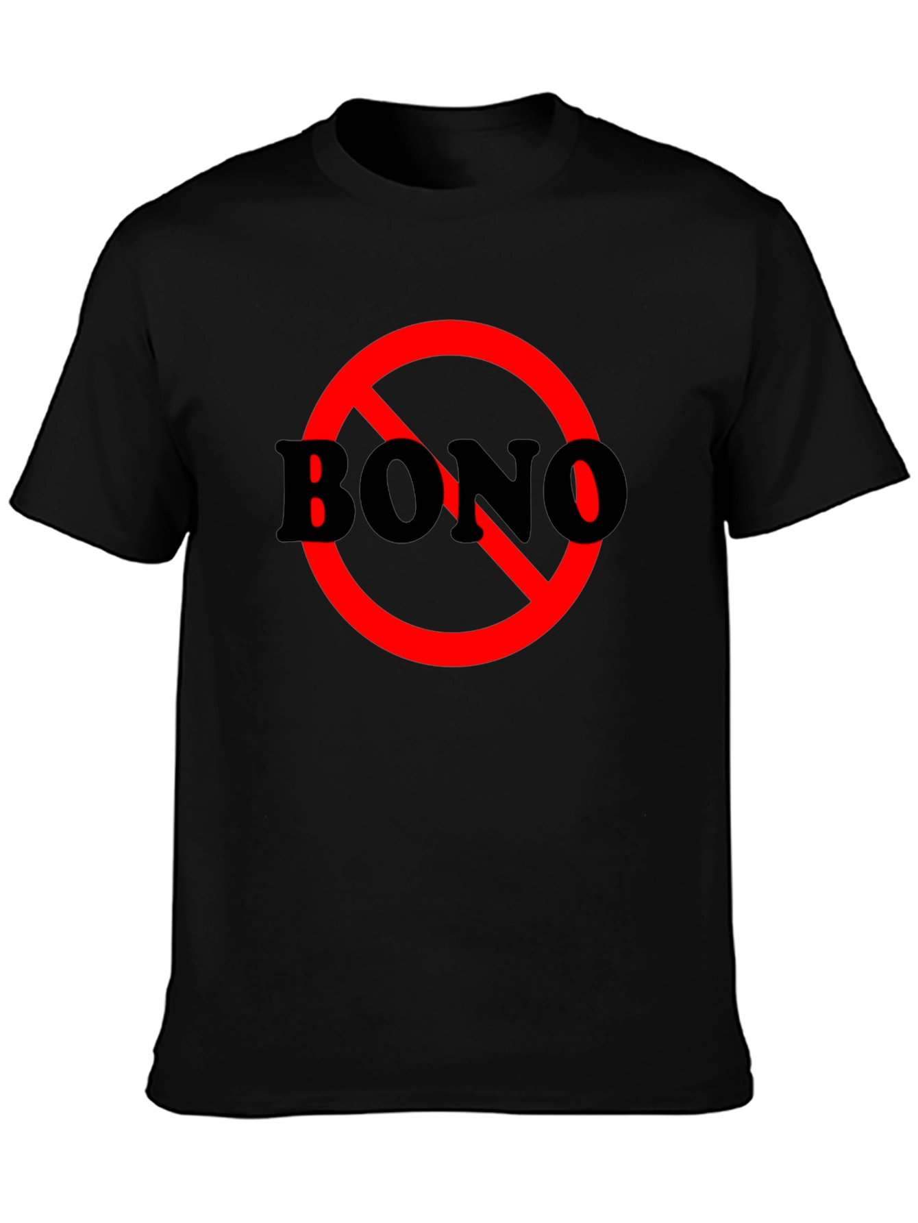 Anti-Bono T-Shirt -  Red Circle Graphic Tee