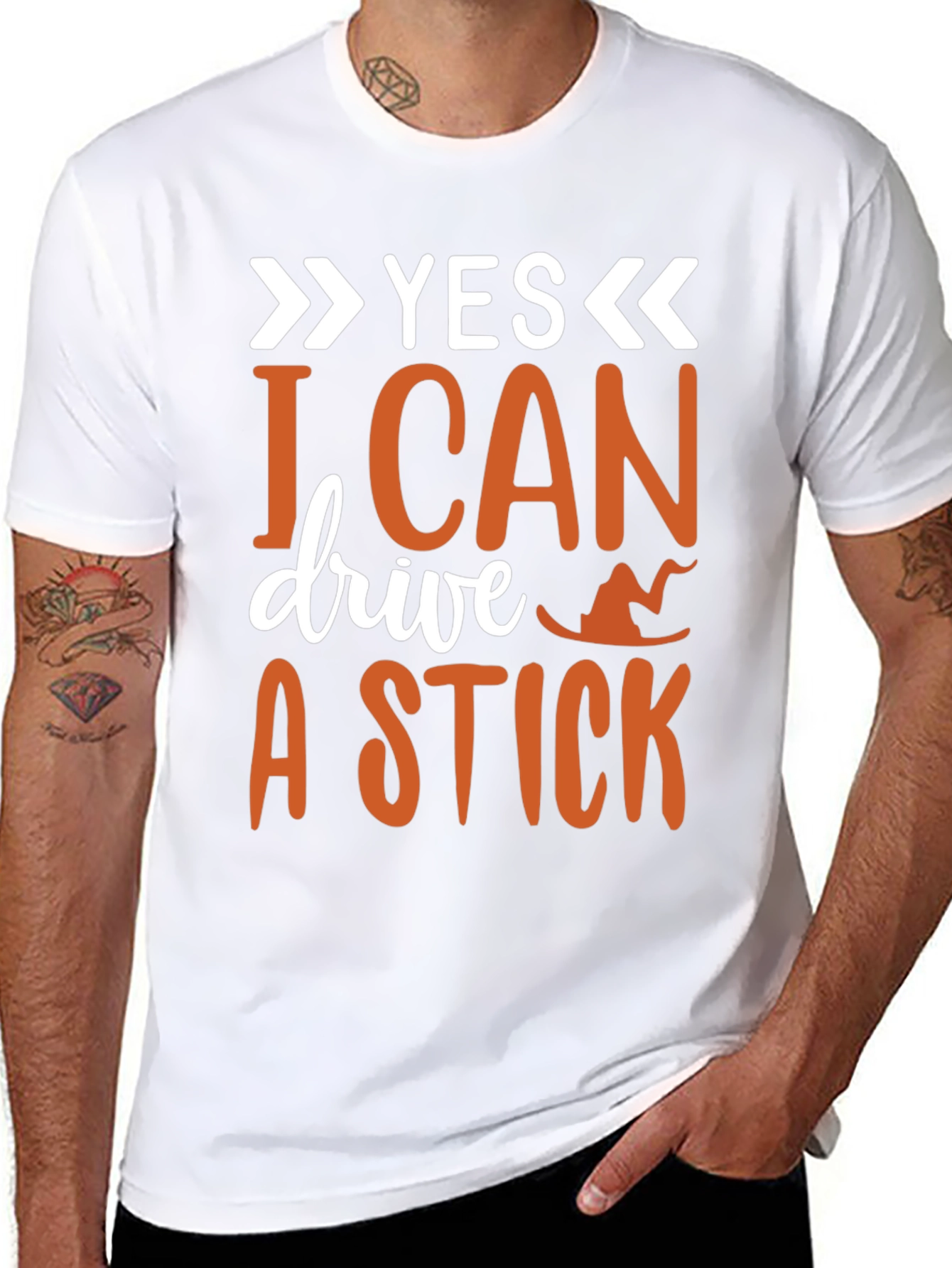 Yes I Can Drive A Stick Halloween T-Shirt