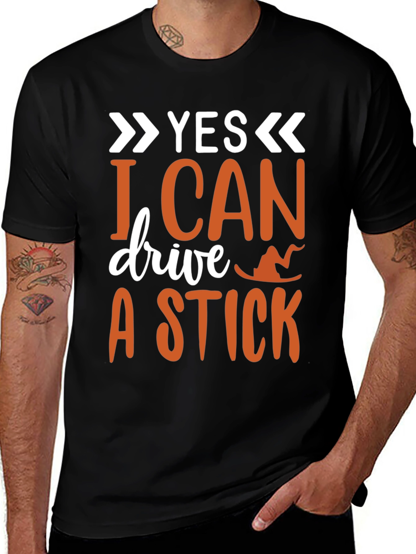 Yes I Can Drive A Stick Halloween T-Shirt