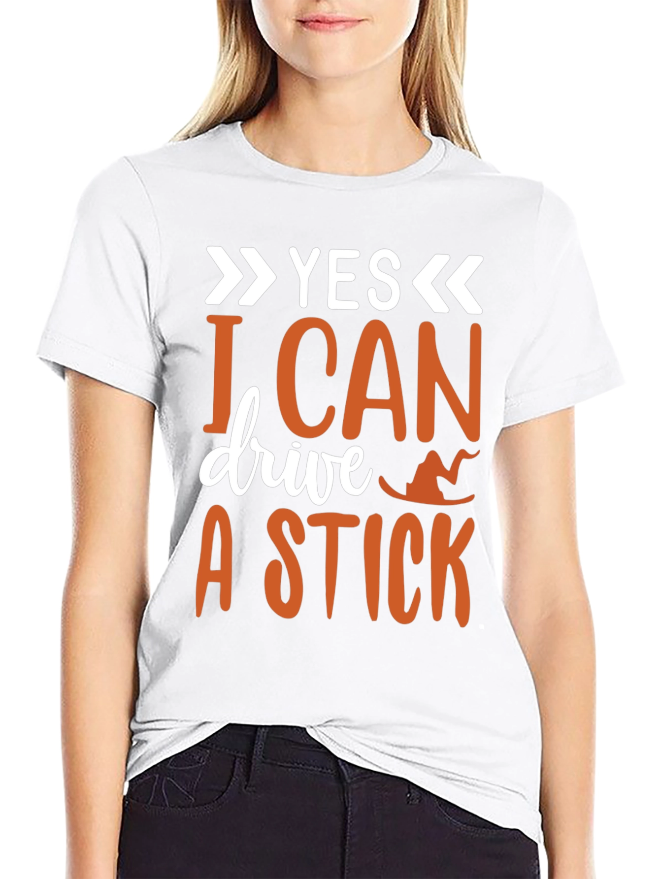 Yes I Can Drive A Stick Halloween T-Shirt