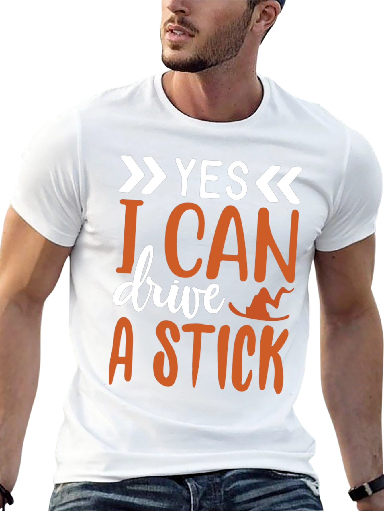 Yes I Can Drive A Stick Halloween T-Shirt