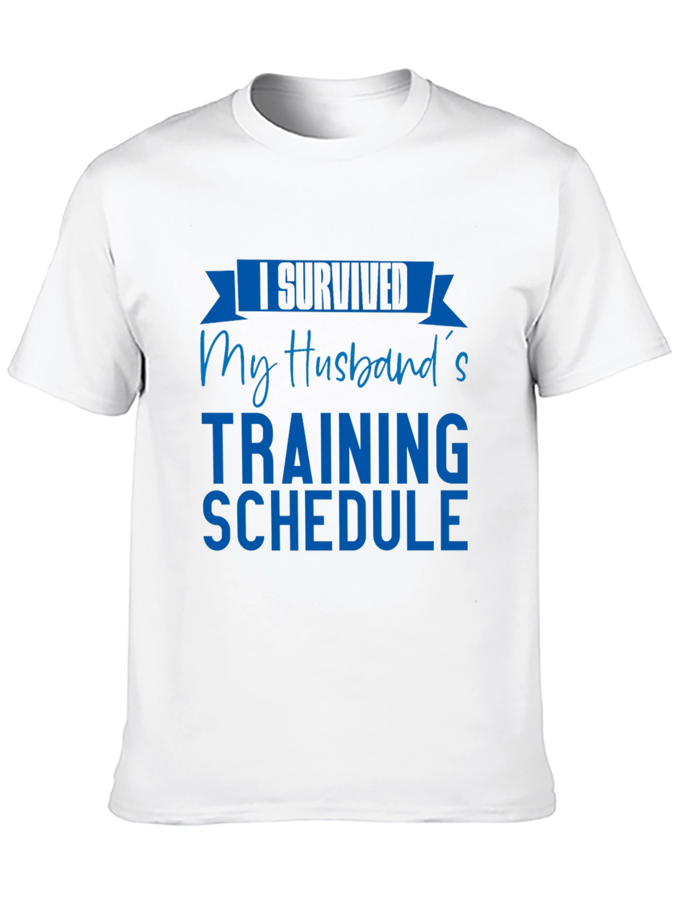 I Survived My Husbands Training Schedule T-Shirt
