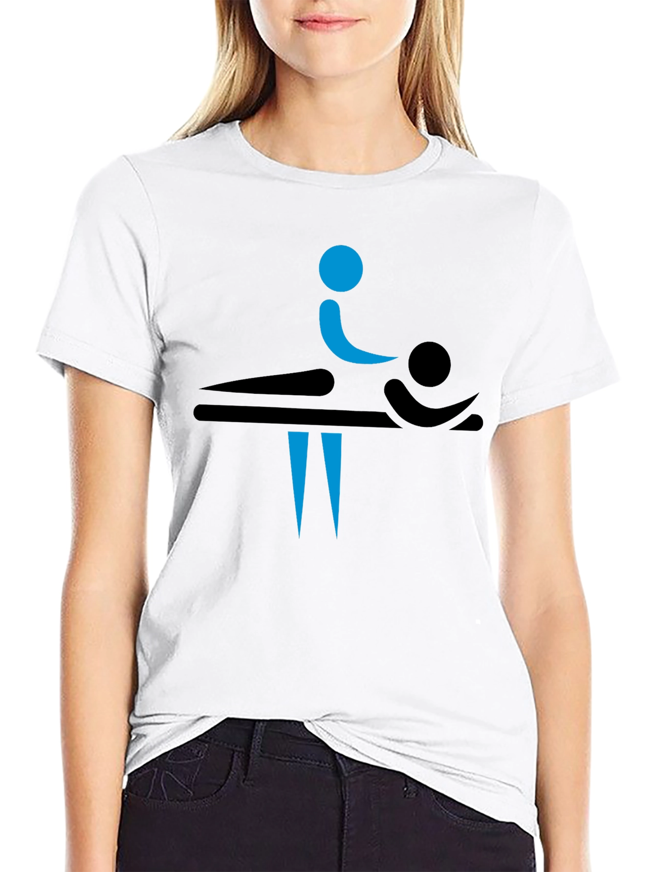 Massage Therapy T-Shirt - Black Graphic Tee