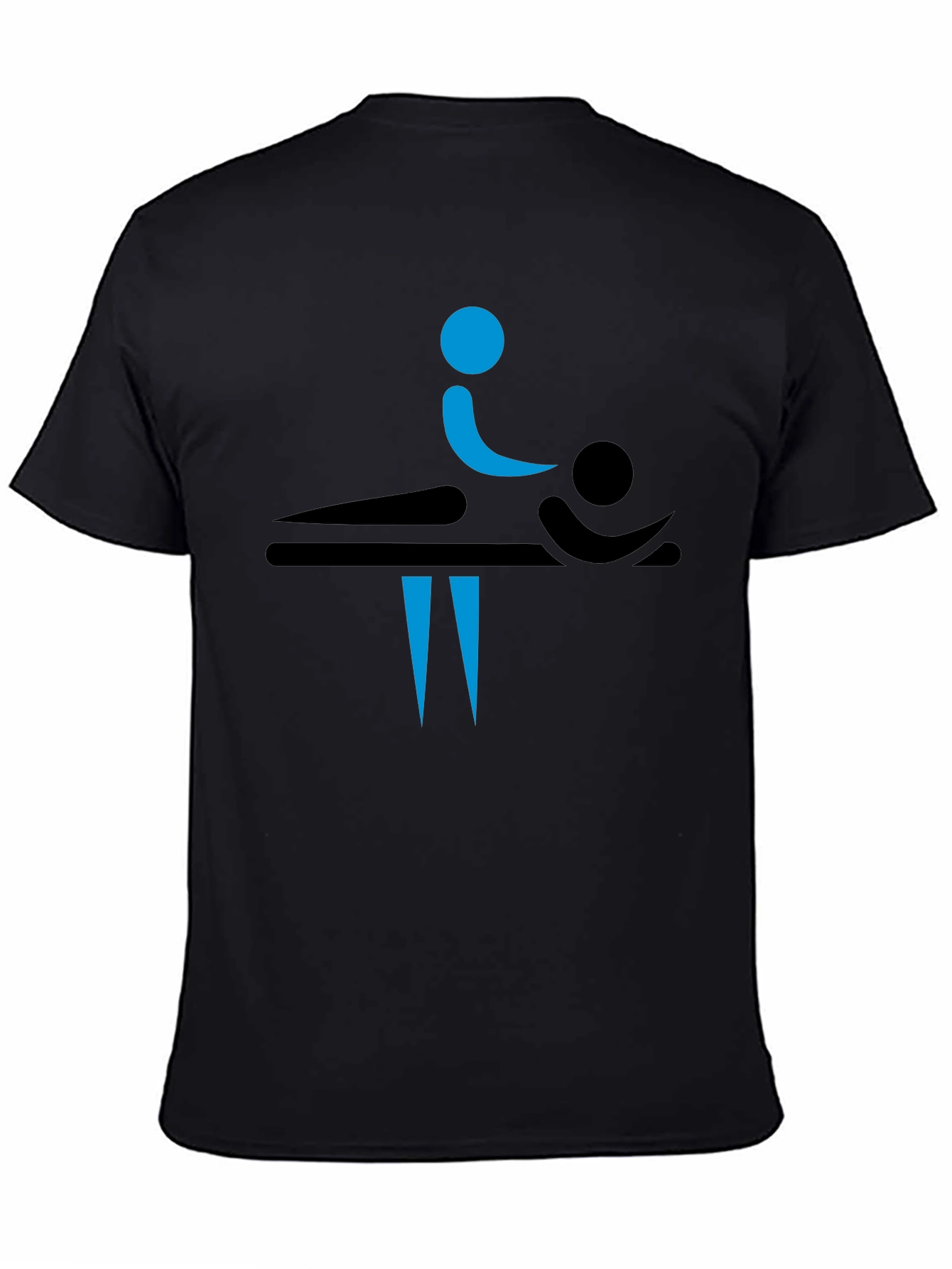Massage Therapy T-Shirt - Black Graphic Tee
