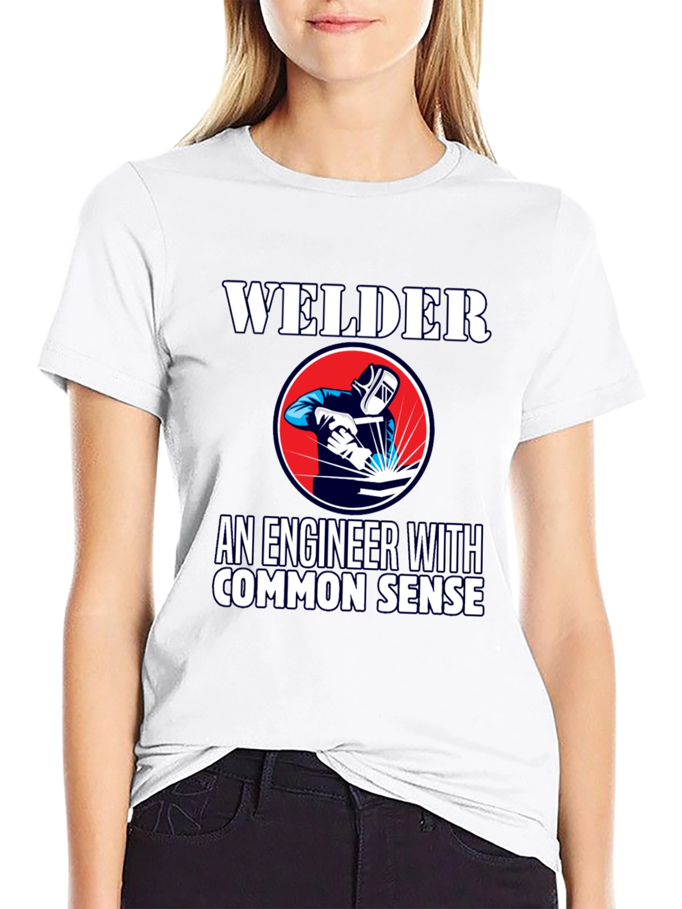 Welder Engineer Humor Graphic T-Shirt