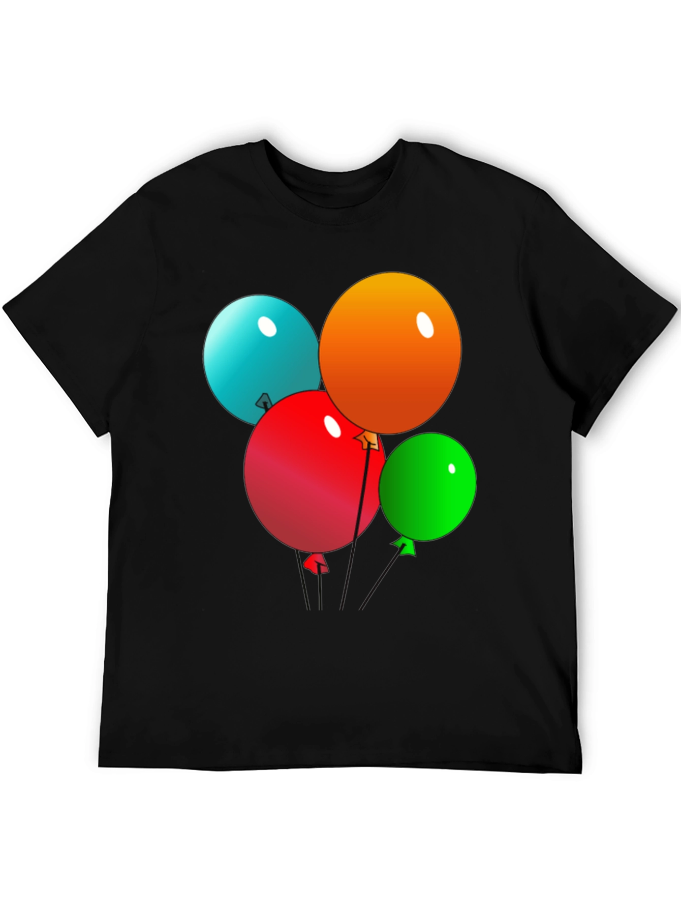 Balloon Graphic T-Shirt - Fun & Festive Tee
