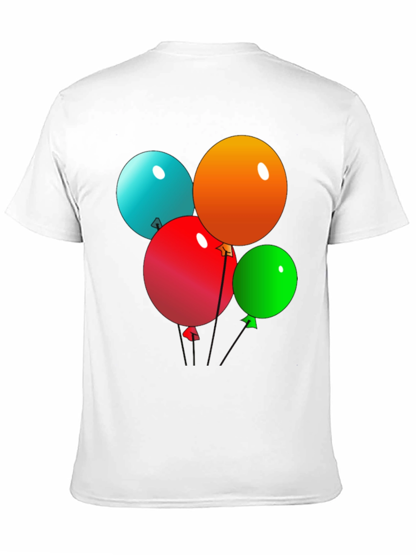 Balloon Graphic T-Shirt - Fun & Festive Tee