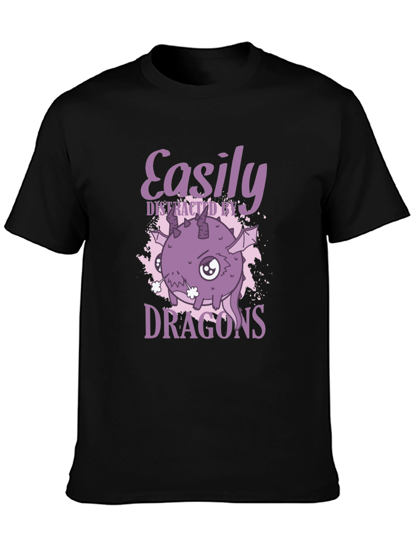 Easily Distracted By Dragons Graphic T-Shirt