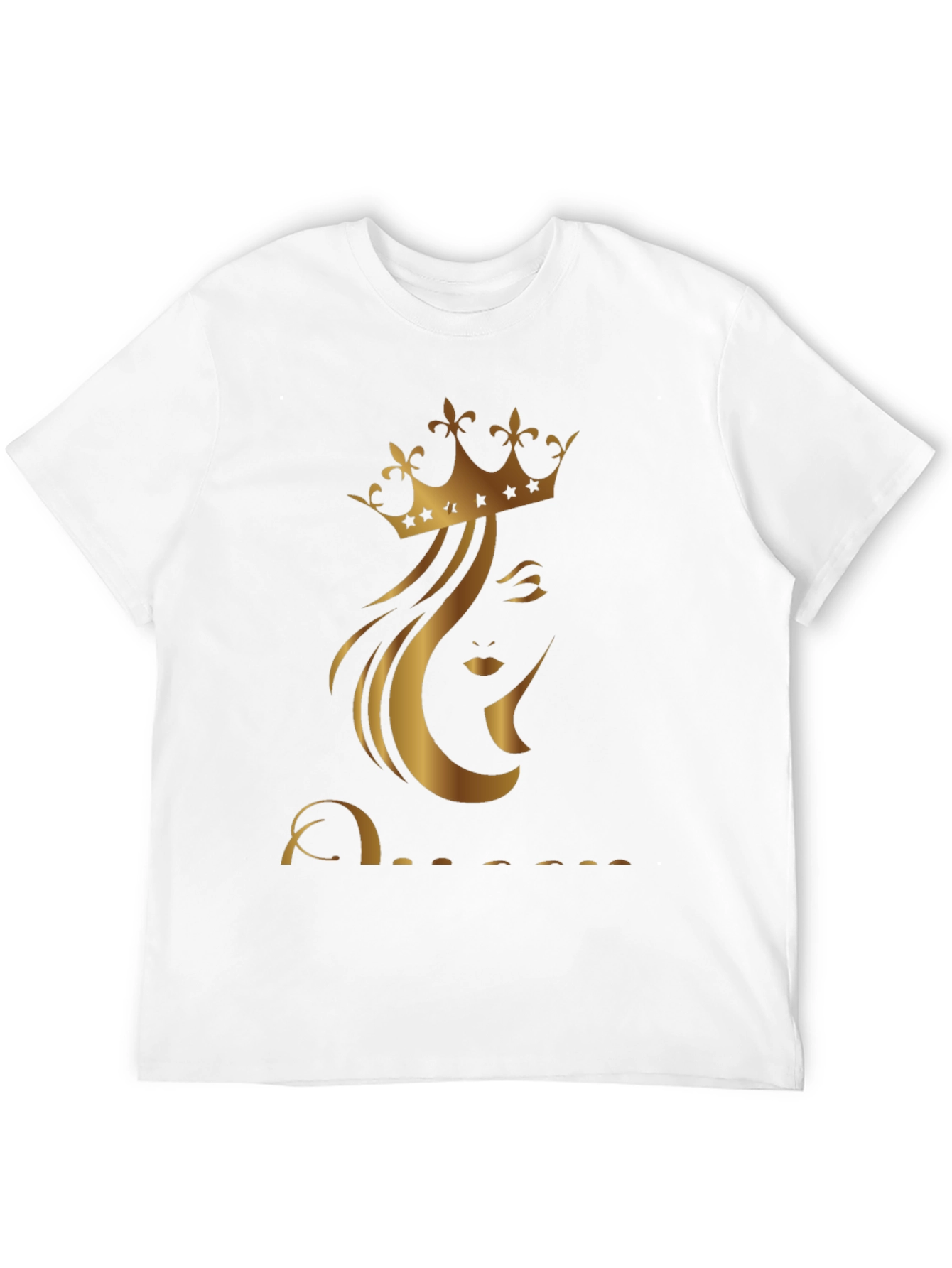 Queen Graphic Print Black T-Shirt