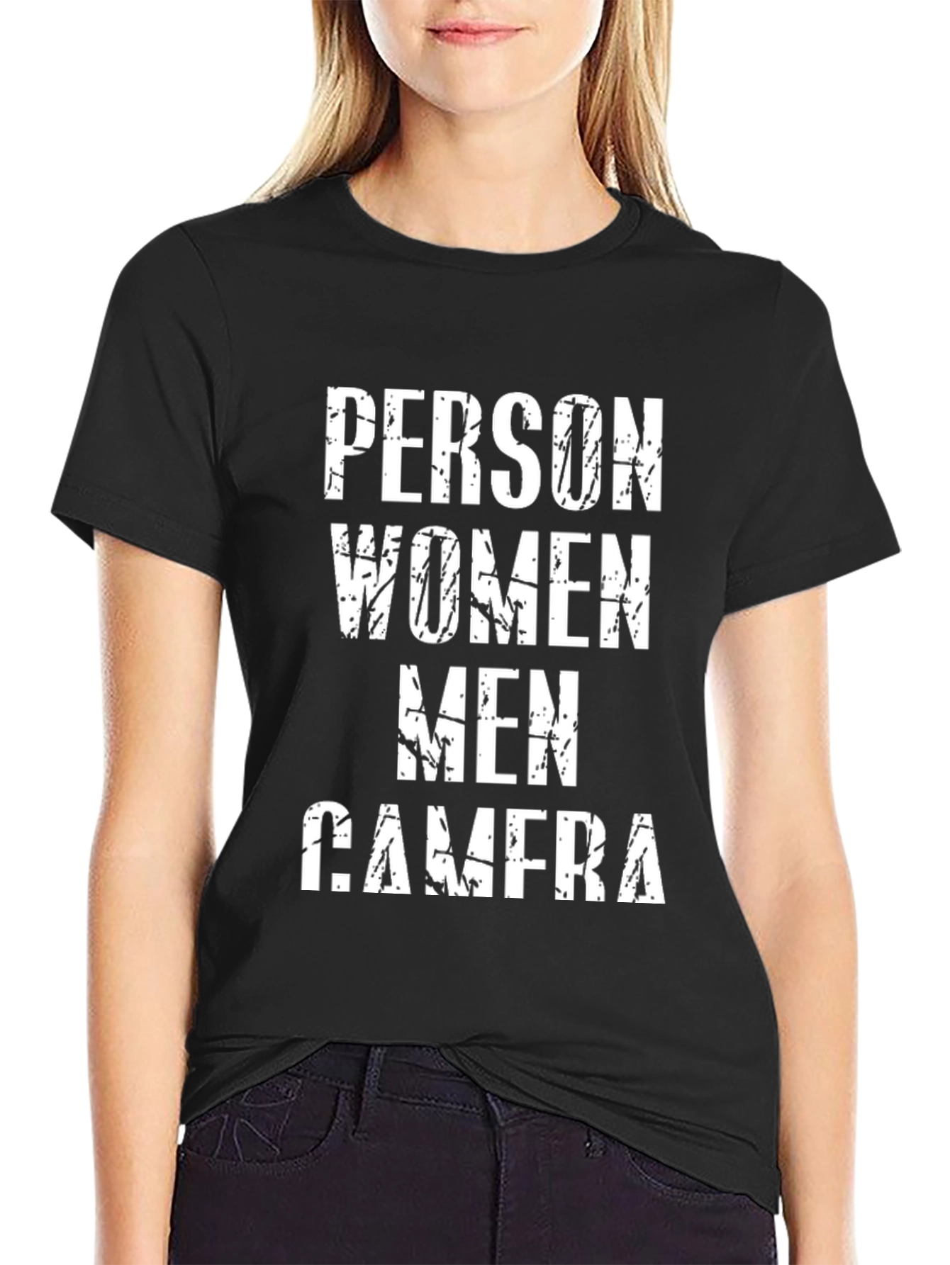 PERSON WOMEN MEN CAMERA T-Shirt