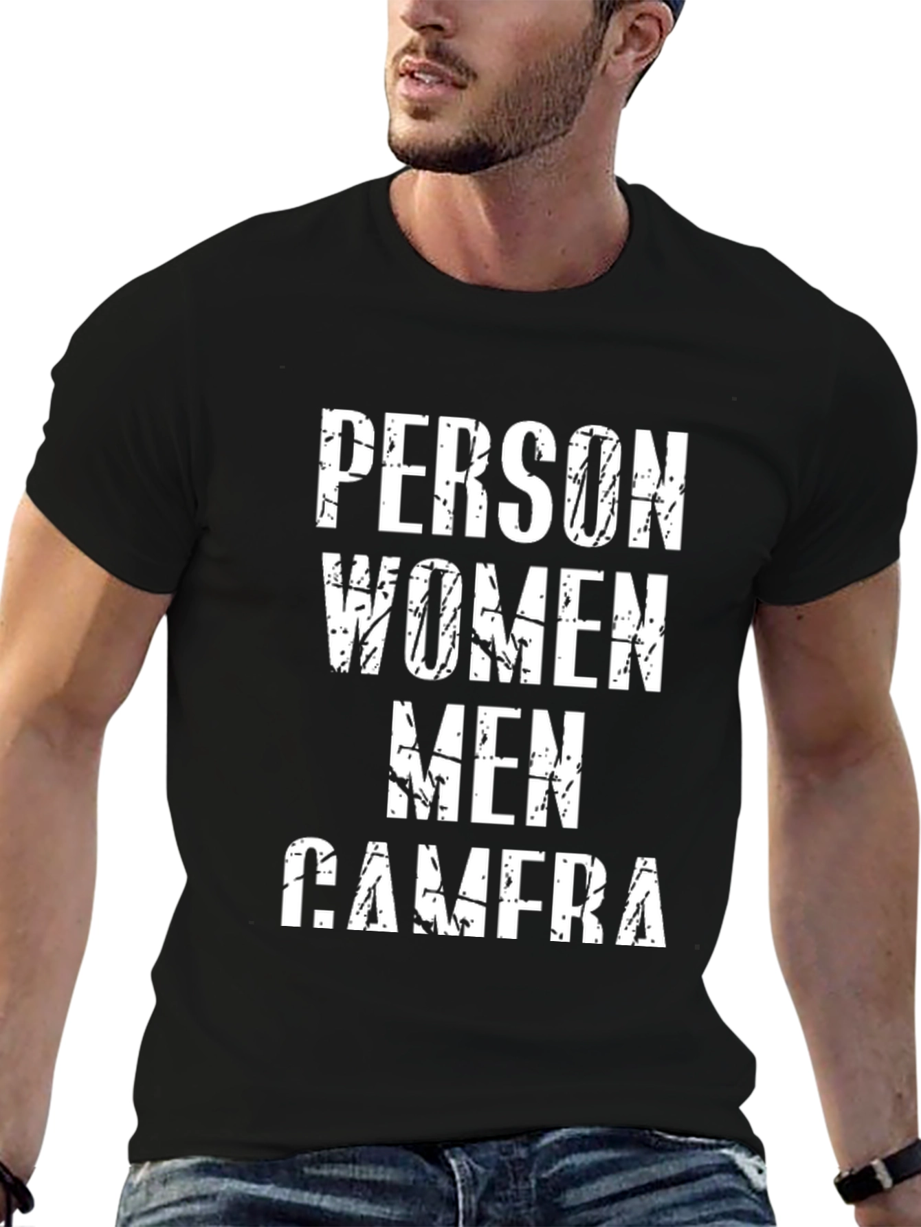 PERSON WOMEN MEN CAMERA T-Shirt