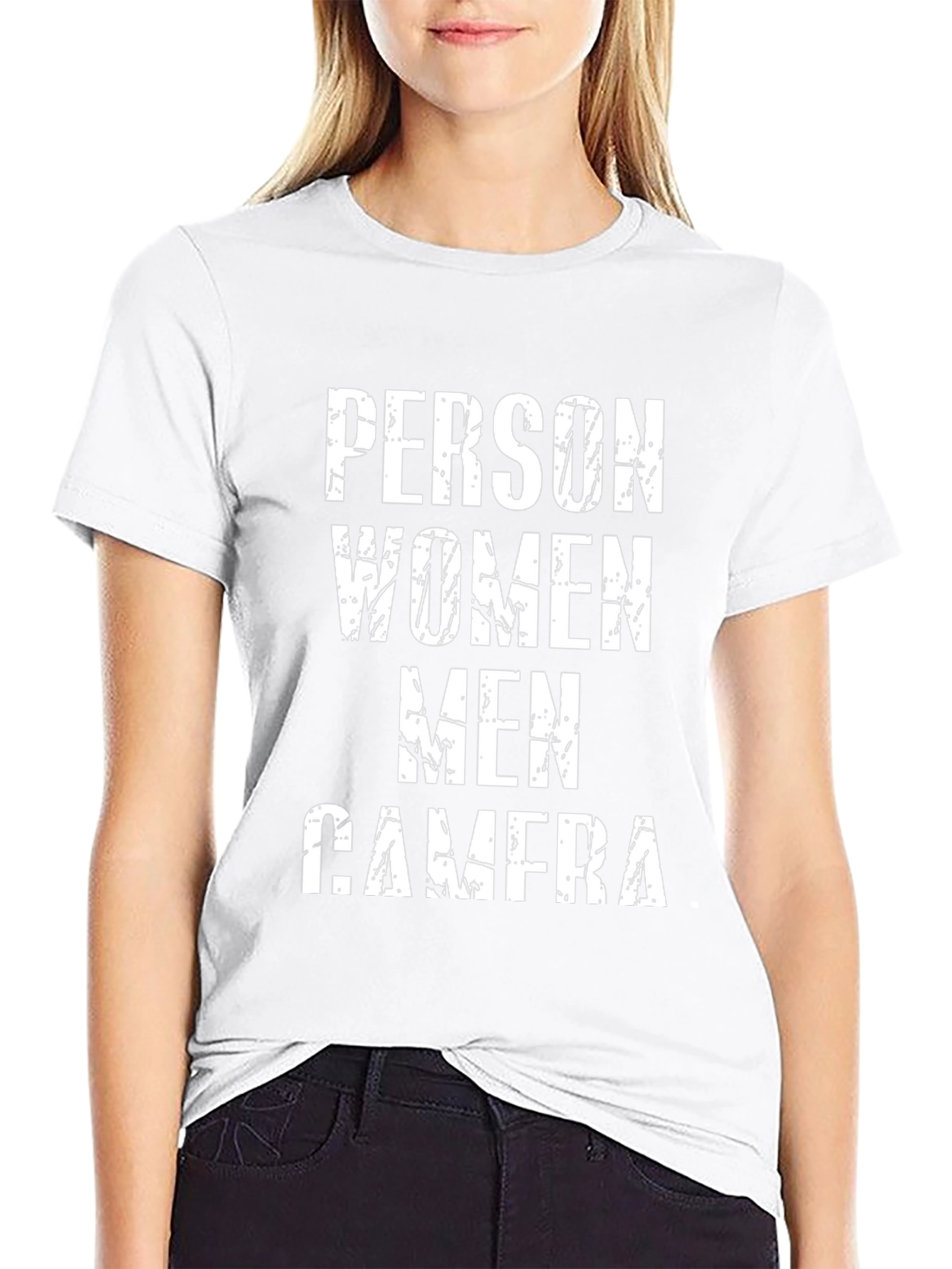 PERSON WOMEN MEN CAMERA T-Shirt