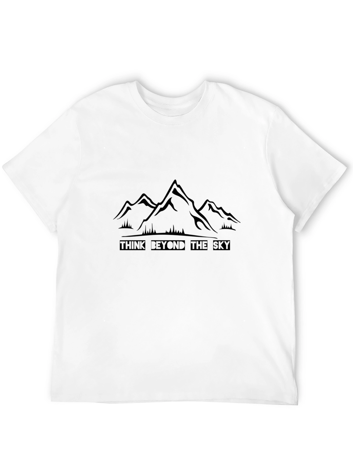 Think Beyond the Sky Mountain Graphic Tee