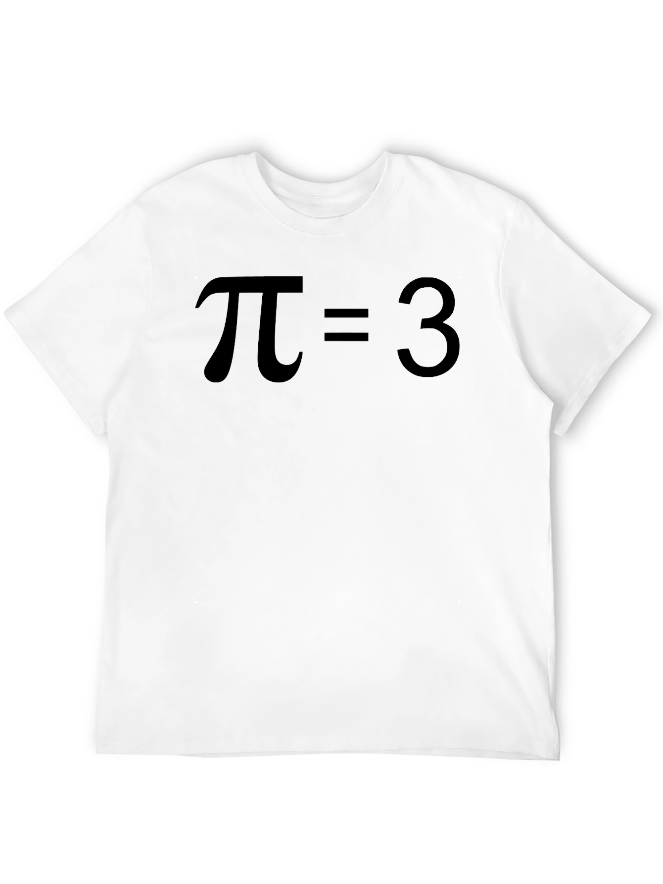 Pi Equals 3 Funny Math T-Shirt