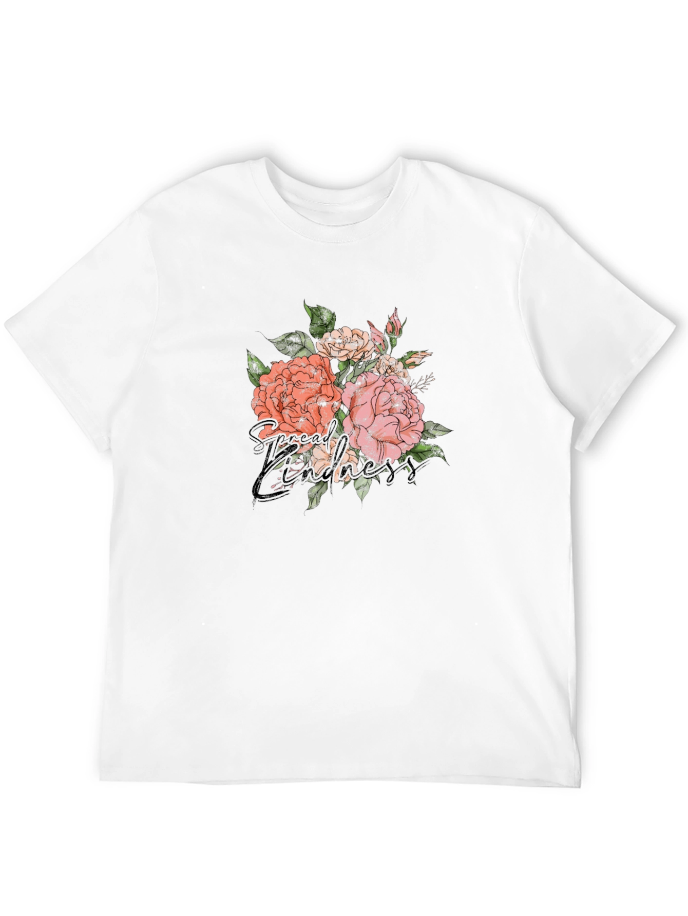 Floral Graphic Tee - Kind Kindness Design