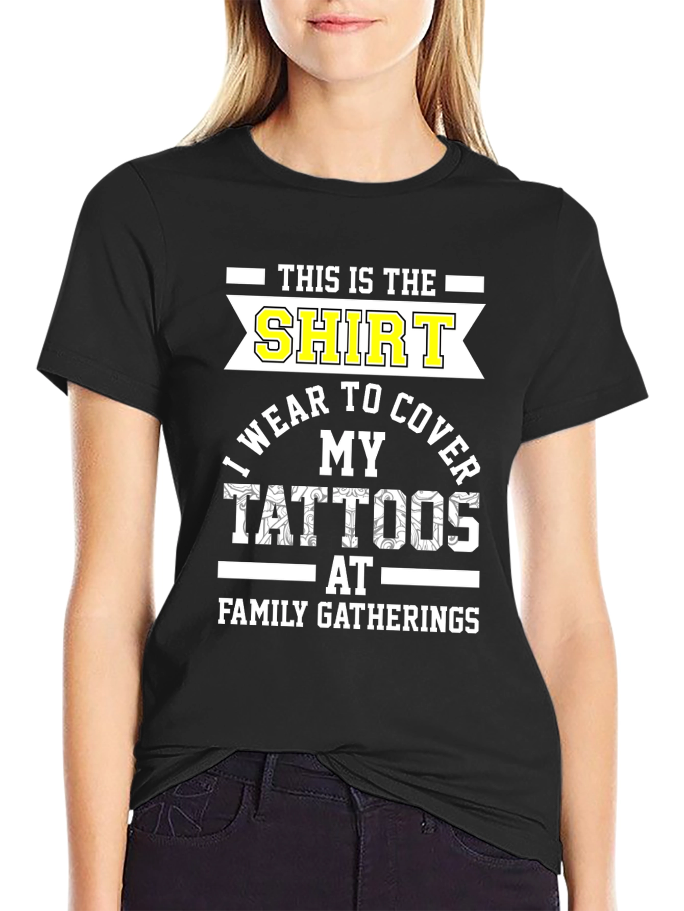 Tattoo Cover-Up T-Shirt - Family Gatherings Humor