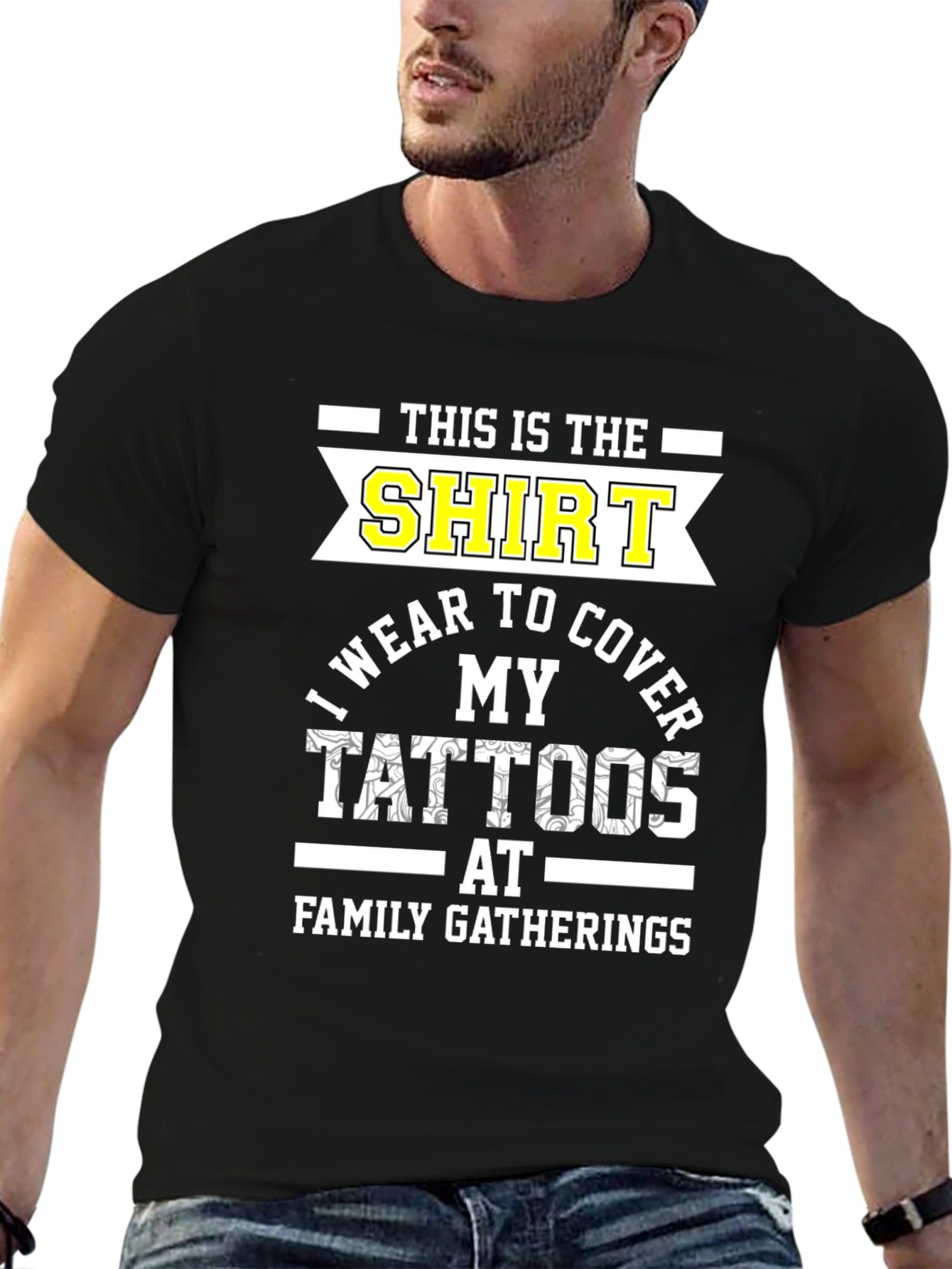 Tattoo Cover-Up T-Shirt - Family Gatherings Humor