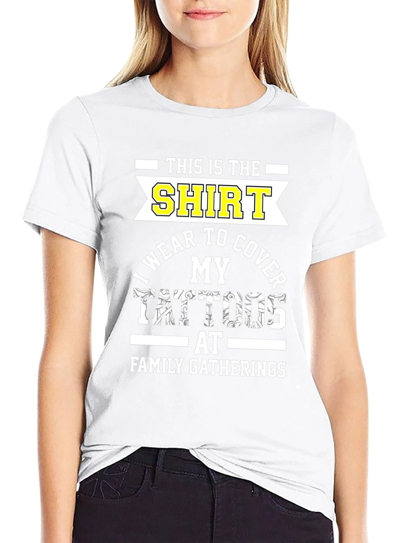 Tattoo Cover-Up T-Shirt - Family Gatherings Humor
