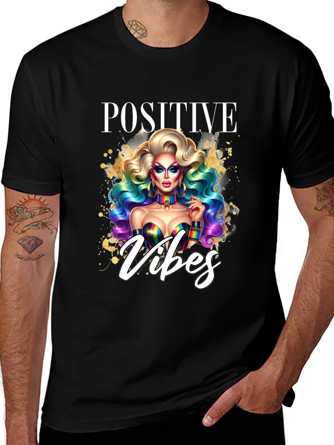 Positive Vibes Graphic Tee