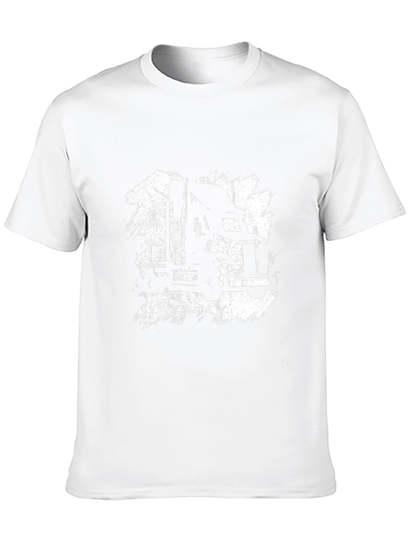 Truck Graphic Tee - Black Cotton Blend