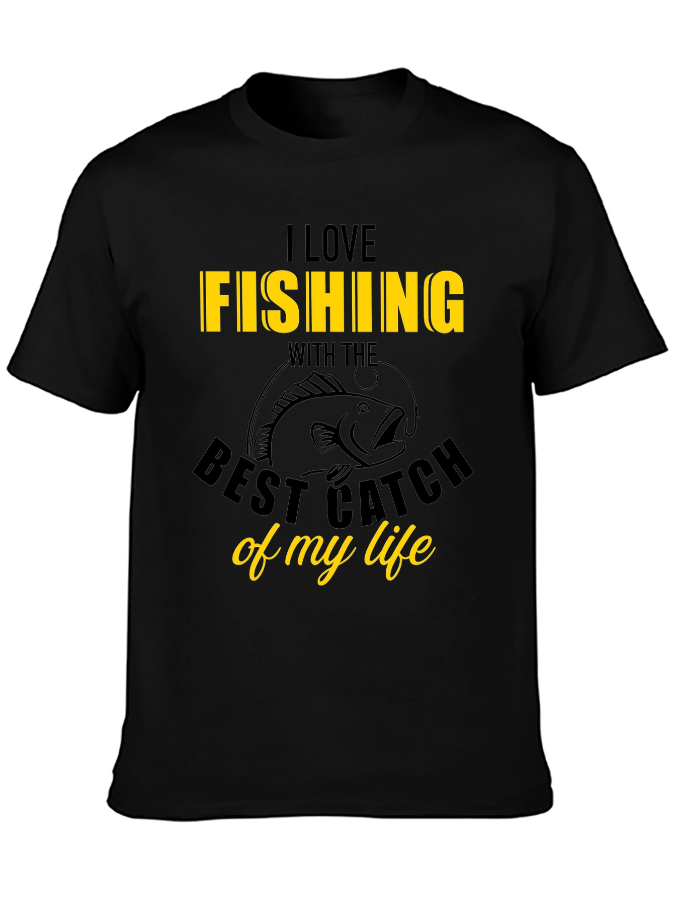 I Love Fishing Graphic T-Shirt