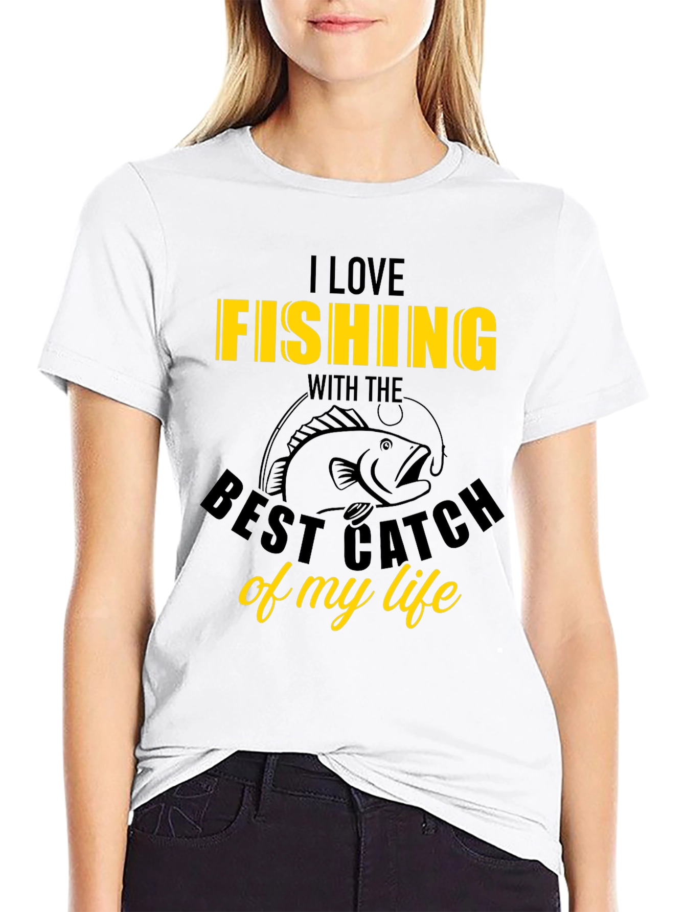 I Love Fishing Graphic T-Shirt