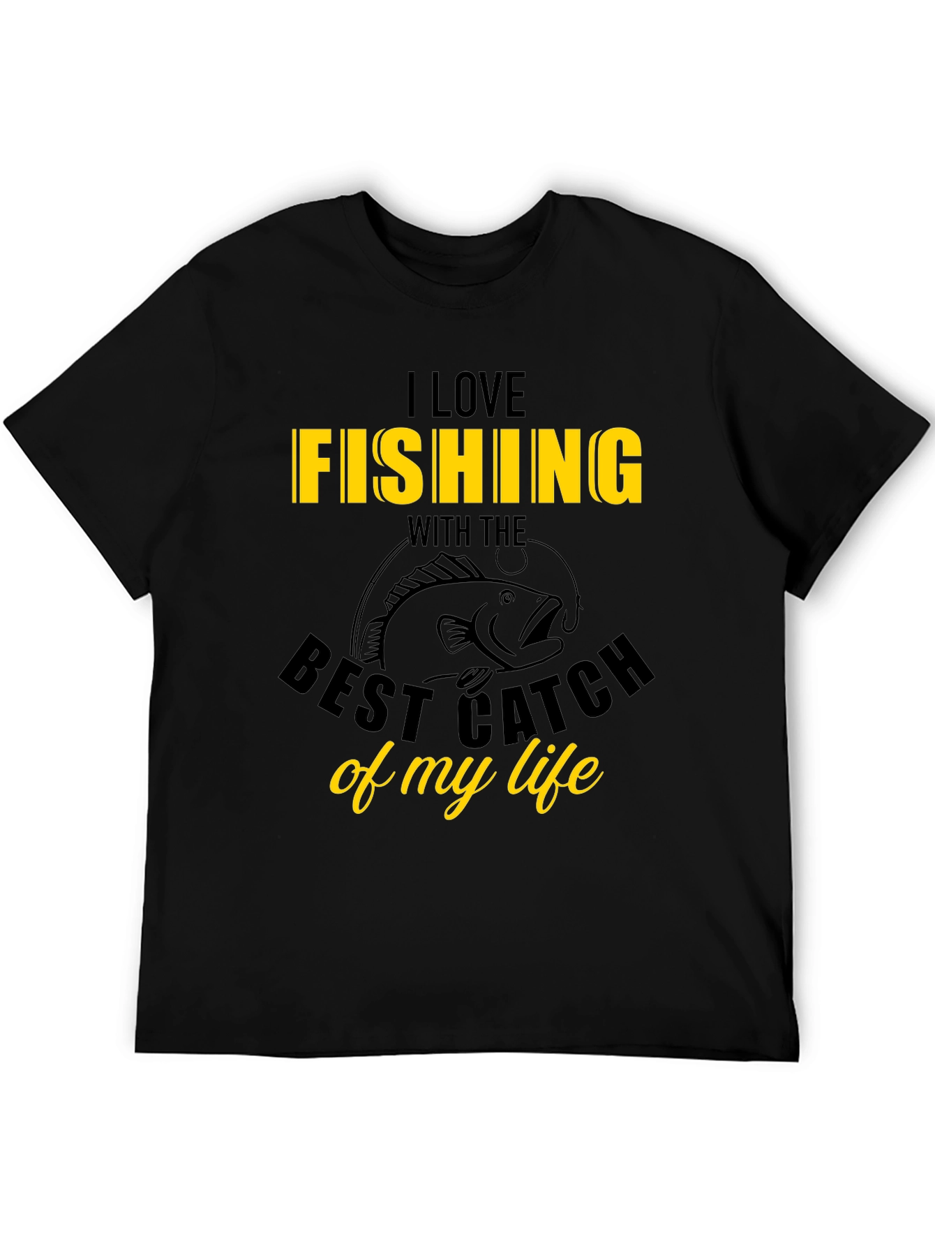I Love Fishing Graphic T-Shirt