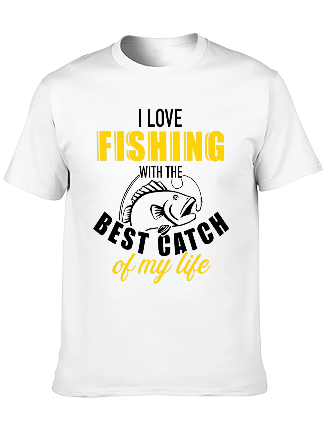 I Love Fishing Graphic T-Shirt