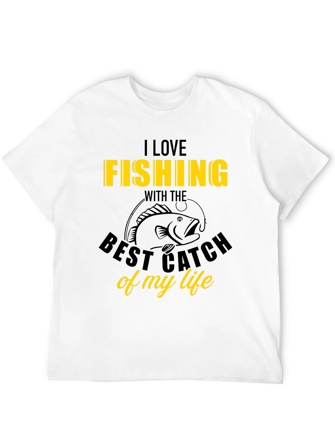 I Love Fishing Graphic T-Shirt