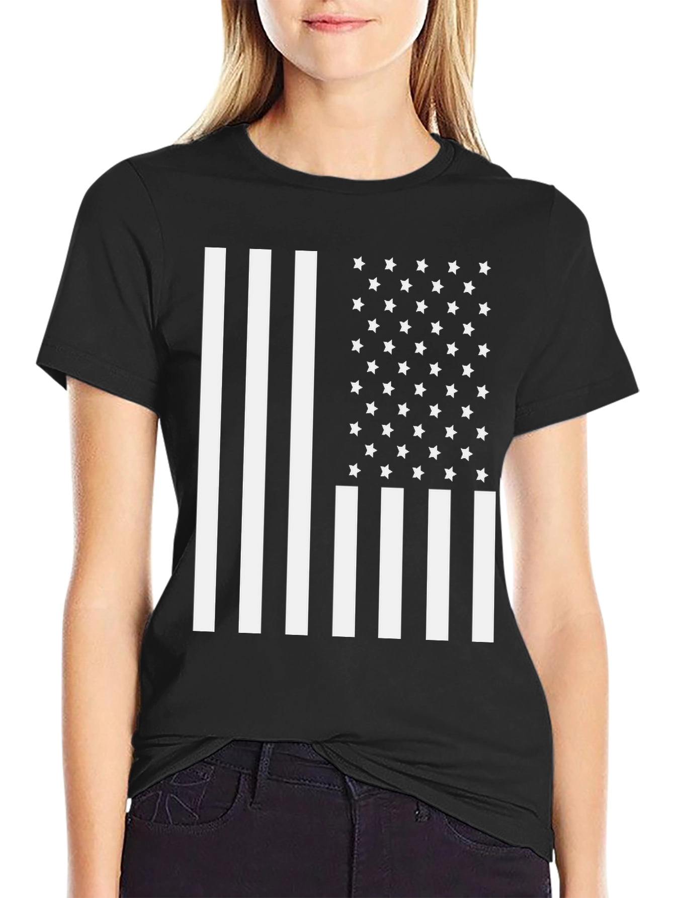 American Flag Graphic T-Shirt - Patriotic USA Pride