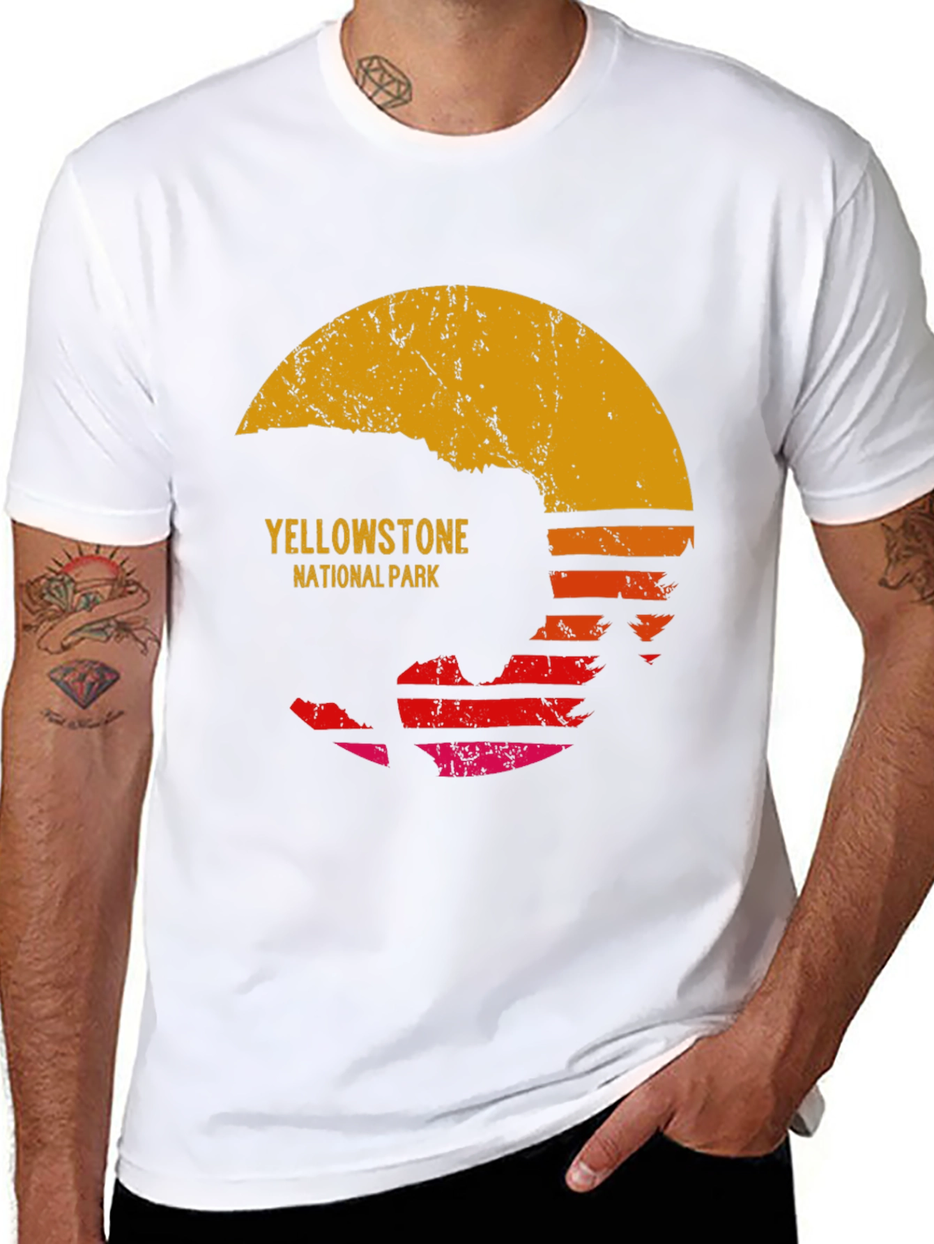 Yellowstone National Park Sunset T-Shirt