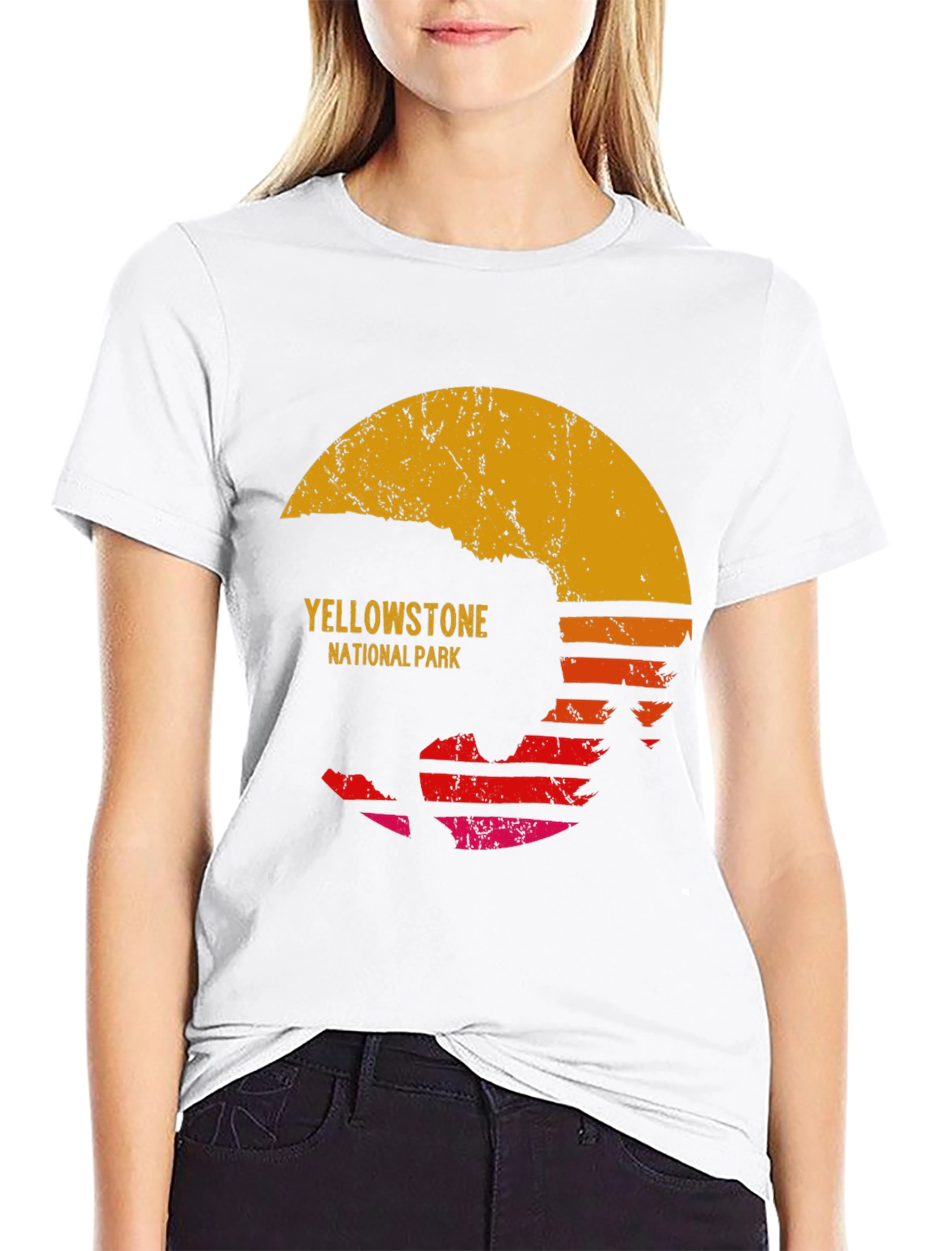 Yellowstone National Park Sunset T-Shirt